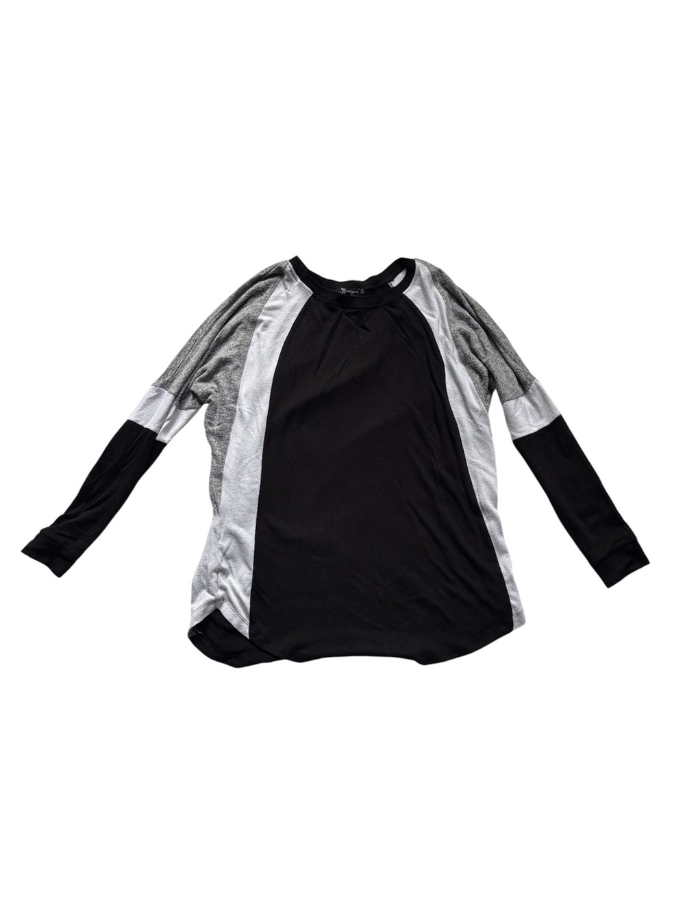 Miss Chievous Black and Gray Long Sleeve Tee